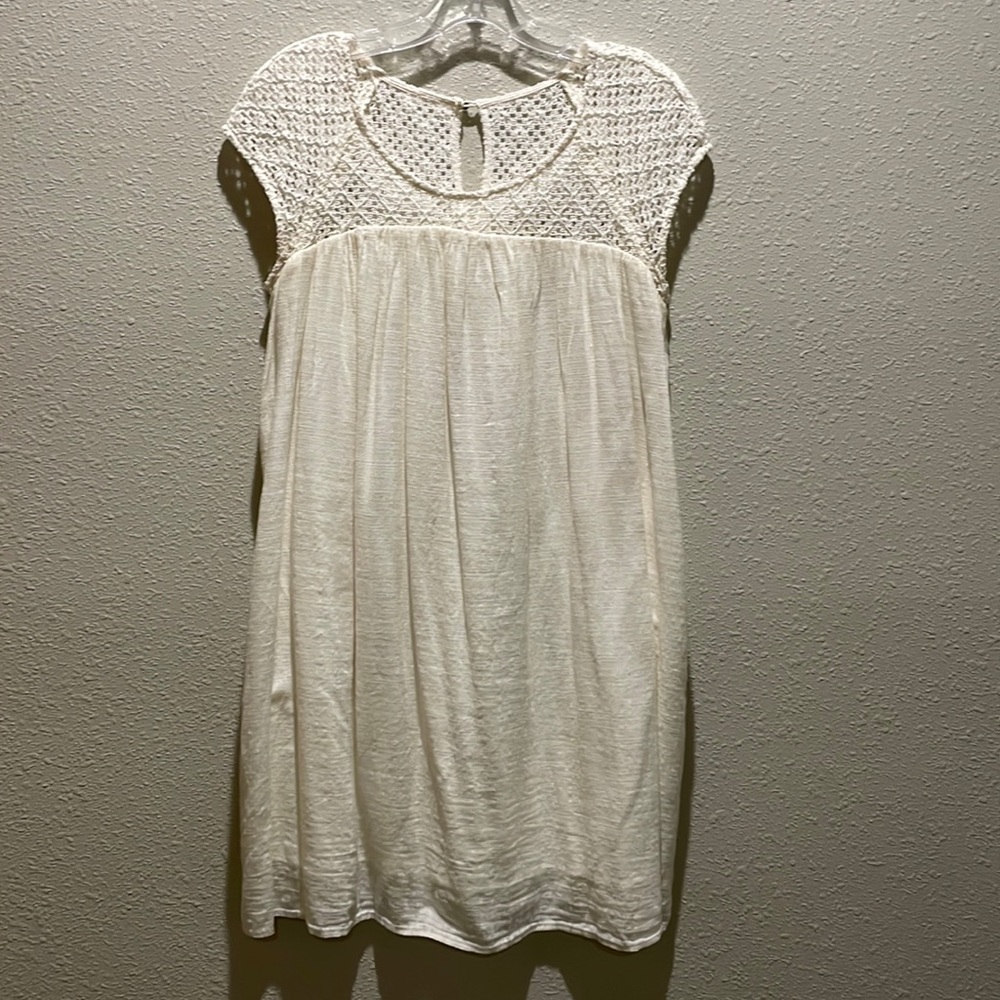 Crochet top babydoll dress